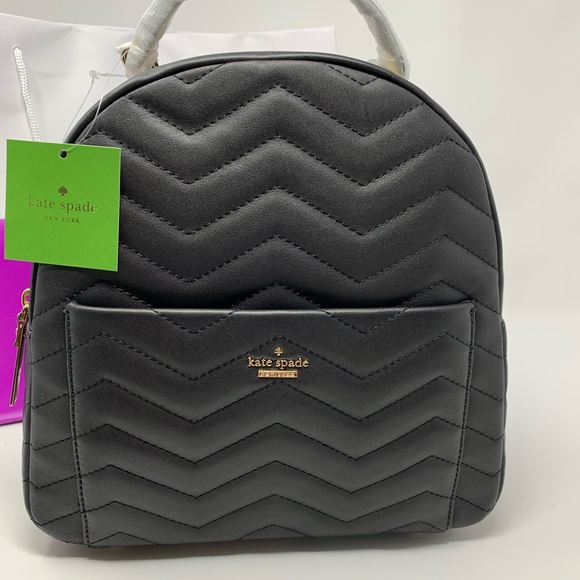 Kate spade Reese park black Ethel backpack NWT - Picture 2 of 8